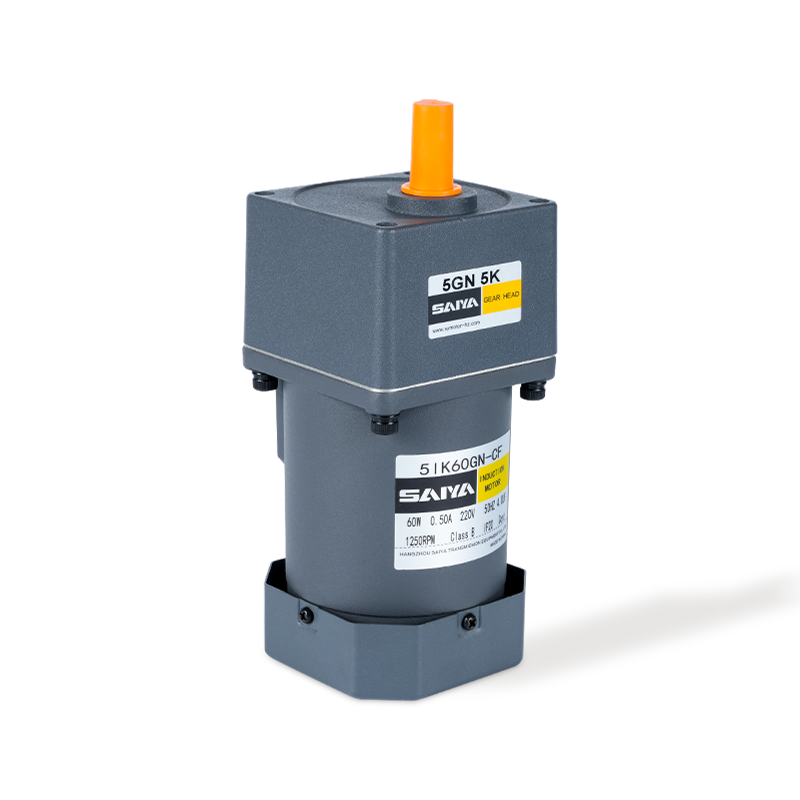 มอเตอร์เกียร์ AC 60W เหนี่ยวนำ มอเตอร์เกียร์ AC 60W เหนี่ยวนำ